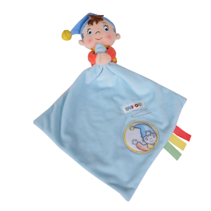  oui - oui baby comforter blue red 